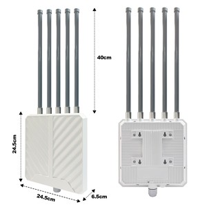 초고속 3000Mbps 실외 WiFi 6 엔터프라이즈 메쉬 라우터 장거리 듀얼 밴드 <span class=keywords><strong>5</strong></span> * 8dbi 안테나 8dbi 액세스 포인트 방화벽 - Product Image 3
