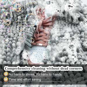 Sac <span class=keywords><strong>à</strong></span> laver les chaussures, sac <span class=keywords><strong>à</strong></span> laver les chaussures pour lave-<span class=keywords><strong>linge</strong></span> et sèche-<span class=keywords><strong>linge</strong></span>, sac <span class=keywords><strong>à</strong></span> laver les baskets en peluche réutilisable et durable avec fermeture éclair - Product Image 3
