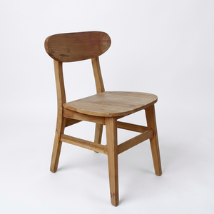 Modern Minimalist Scandinavian Wooden Dining <b>Chair</b> <b>with</b> Backrest for Home Office & Hotel Use - Product Image 4