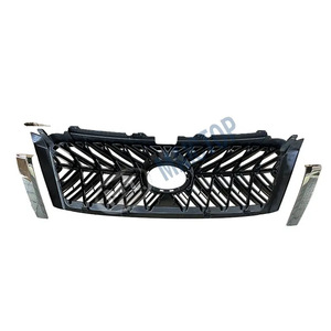 Grille noire brillante TRD, compatible avec Toyota Prado 2014-2017. - Product Image 1