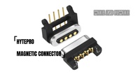 HytePro-cable de datos de carga usb magnético, TPE, 5 pines, pogo, M553B