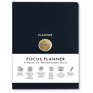 Carnet <span class=keywords><strong>de</strong></span> planification polyvalent avec papier anti-transparence, conception à ouverture à plat, poche intérieure, fermeture élastique, marque-page et attache pour stylo - Product Image 1