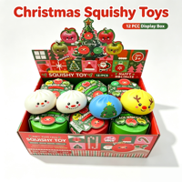Boîte Mystère de Noël : Jouet Squishy en Farine et Maltose, Doux, à Rebond Lent, Sensation Nuageuse, Anti-Stress et Fidget