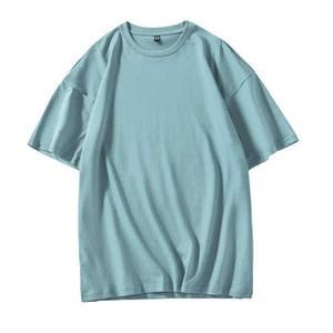 T-shirt col rond personnalisé avec logo, 100 % coton jersey, imprimé numérique graphique hip-hop, coupe décontractée respirante pour homme – Vente en gros - Product Image 5