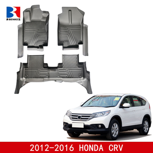 Wholesale Factory Custom 5D TPE <b>Rubber</b> Eco-friendly Waterproof Anti Slip 5D Car <b>Floor</b> Mats 3 Pieces for Honda CRV 2016-2022 - Product Image 2
