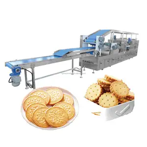 Automatische Koekjes Maken En Verpakken Machine Van Hoge Kwaliteit Biscuit Maken Machine Automatische Fortuin Koekjes Bakmachine