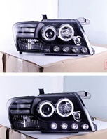 Vente flash - Mise à niveau des phares à LED Angel Eyes pour Mitsubishi Pajero V73 V77, phare avant, phare 2000-2012