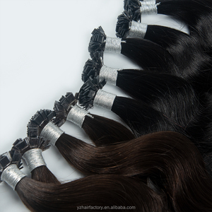 Vente en gros usine, promotion exceptionnelle : Extensions de cheveux russes 100% naturels, pointe plate Nano, cheveux vierges Remy pré-collés - Product Image 6