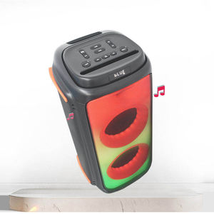 Haut-parleur sans fil Bluetooth extérieur de 6.5 pouces Mini Design Batterie rechargeable Poignée <span class=keywords><strong>Transport</strong></span> facile Alimentation CC Radio audio domestique - Product Image 5