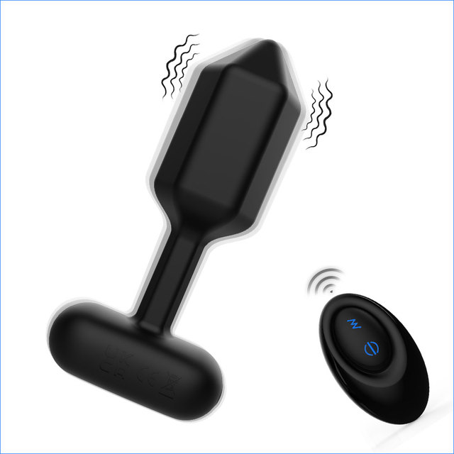 Set of 4 Electric Butt Plug Vibrators with Wireless Remote Control Anal Sex Toys for Men