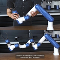 Bras robotique collaboratif DOBOT Nova 5, charge utile de 5 kg, rayon d'action de 850 mm, 6 axes, cobot avec technologie de détection IA, pour la thérapie de massage commerciale