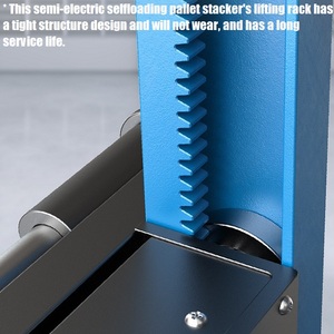 Apilador eléctrico de carga automática con batería de litio personalizada, horquilla de carga engrosada, apilador manual semieléctrico - Product Image 6
