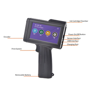 Tốt nhất 12.7 mét tij cầm tay EXP ngày mã hóa máy cầm tay PVC nhiệt máy in phun cho chai - Product Image 5