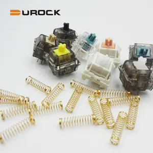 24K Gold-plated Stainless Steel Spring for DIY Mechanical Keyboard Switches Custom Springs For MX switches Replacement
