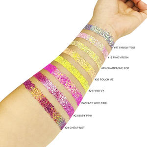 Logo personnalisé duchrome 24 couleurs Multi Chrome Pigment paillettes ombre à paupières brillant Multichrome néon Chrome caméléon Gel ombre à paupières - Product Image 6