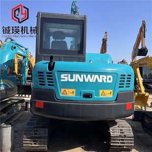 Pour mini-excavatrice Sunward 60 de 6 tonnes, faible consommation d'énergie, bon état, presque neuve, moteur Kawasaki fabriqué en Chine - Product Image 4