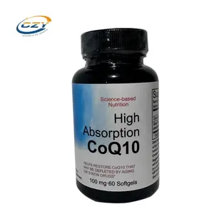 Yüksek emilim CoQ10 koenzim Q10 kapsülleri
