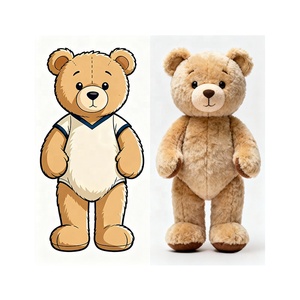 Costume <span class=keywords><strong>da</strong></span> Mascotte Personalizzato a Forma di <span class=keywords><strong>Orsacchiotto</strong></span> Colorato per Club di Calcio, Abito Cartoon per Feste, Carnevale, Halloween e Club - Product Image 2