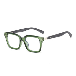 Nouvelles <span class=keywords><strong>lunettes</strong></span> presbyopes carrées anti-lumière bleue pour hommes, style japonais et coréen, monture en bois, haut de gamme transfrontalier - Product Image 5