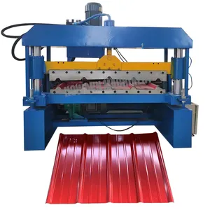 Werkslieferung R Pbr Plattenrollenformmaschine Ibr Dachblech-Fliesenherstellungsmaschine 5 RIB Metall-Dachblech-Herstellungsmaschine