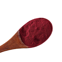 Bedak pewarna makanan merah alami cerah terbuat dari 100% bit kering warna intens untuk Frostings & Macarons