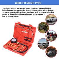 Kit de test de moteur de camion diesel Testeur de pression de pompe d'injection de carburant de voiture Manomètre d'injecteur Test d'essence Métal Plastique