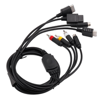 RGB RGBS Kabel für Nintendo N64 64 SNES NGC Videokonsolen CRT Monitor Sync Video-Audio-Kabel für Bitfunx Composite Wire AV Line