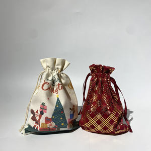 Bijoux de luxe en promotion Sac en satin avec cordon de serrage en soie Emballage personnalisé Sacs en satin avec logo Pochette pour sac à bijoux - Product Image 5