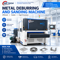 Machine de chanfreinage et de polissage de métaux fabriquée en Chine, haute précision, certifiée CE ISO, 1300 mm de large, entraînée par un moteur
