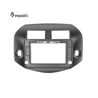 Podofo 10,1 "2 Din Car Stereo Radio Frame Car Fascia Panel Head Unit Trim para Toyota RAV4 2007 2008 2009 2010 2011
