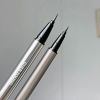 Crayon pour les yeux brun noir personnalisé de marque privée facile à dessiner crayon de maquillage stylo à colle pour les yeux