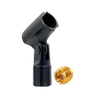 Support de microphone à condensateur 5 cœurs avec pince, raccord mâle 5/8 po et femelle 3/8 po, angle réglable, accessoire d'enregistrement universel en métal - Product Image 3