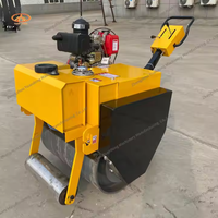 5-20 tonnes diesel asphalte rouleau de route Double tambour compacteur hydraulique vibrant Tandem