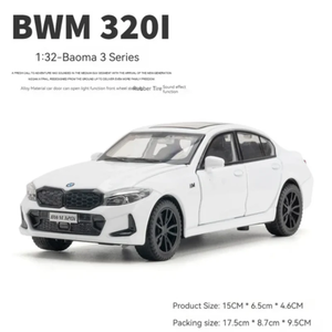 รถโมเดล Chokha Vesh Diecast 1:32 สำหรับ 320i รถสปอร์ตอัลลอยด์ พร้อมเสียงและไฟ ขับเคลื่อนด้วยแรงเสียดทาน ของเล่นโลหะสำหรับทุกเพศ - Product Image 2