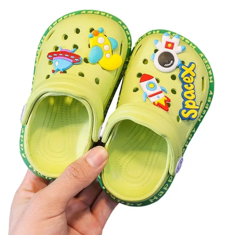 Cartoon Slipper Voor Kinderen Leuke Peuter Schoenen Voor Jongens Meisjes 2023 Ademende Kinderen Sandalen Antii-Gladde Zachte Slippers