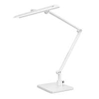Lampe de bureau LED avec CRI 95, gradation tactile, design anti-éblouissement, lampe de lecture pliable en métal, idéale pour les étudiants et le travail de bureau