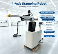 Nouvelle Arrivée Bras Robotique Collaboratif Économe en Énergie pour l'Assemblage de Petites Pièces Métalliques par Estampage