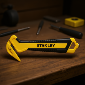 Cuchillo de seguridad desechable Stanley de doble material con hoja de 18 mm para tareas de corte de precisión - Product Image 3