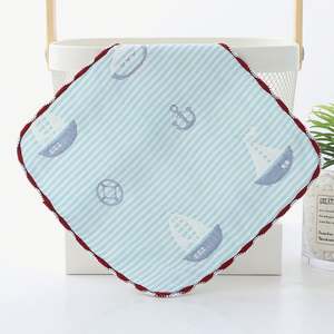 Serviettes pour bébé en gaze de coton pur, douces et absorbantes, 6 couches, 25*25CM, tissées, pour le bavoir, le visage, le bain, le mouchoir pour enfants, salle de bain - Product Image 6