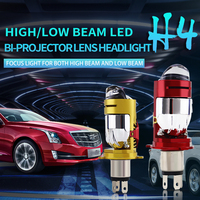Mini projecteur LED H4 9-80V pour camion, 24V, bus, automobile, ampoules d'éclairage haute puissance 40W