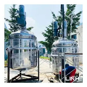 Stainless Steel Vacuum Double Jacketed Chemical Mixing Reactor with Temperature Control