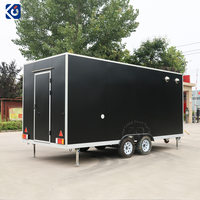 Remorque alimentaire remorquable CAMPTRL, camion de vente ambulante avec cuisine complète, kiosque de vente de snacks, café, glaces et nourriture de rue