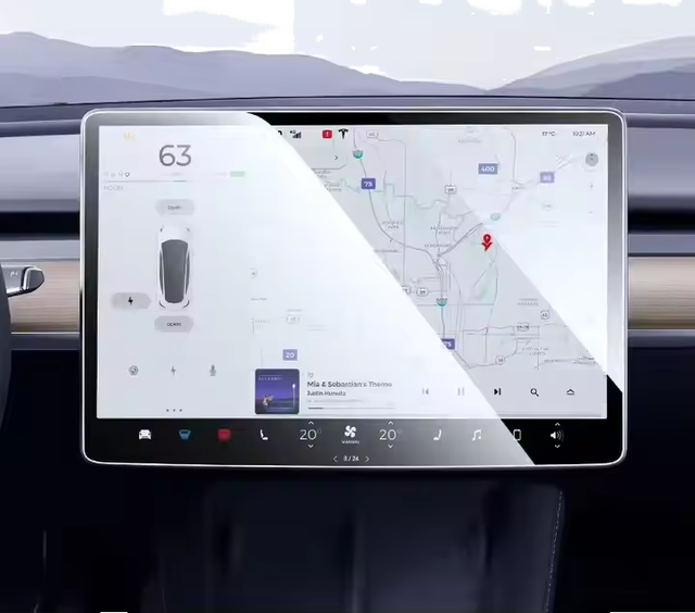 Refreshed Version Tempered Glass Touch Screen Protector for Tesla Model 3 9H Central Navigation Car Retrofit Accessories