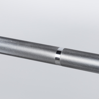 Tellus Fitness 1.8m Chrome Barbell 1500LB Olymp Barre d'acier d'haltérophilie pour l'entraînement en salle de sport et l'exercice de fitness
