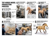 Figura de Caballo de Juguete de Plástico, Modelo de Animal Salvaje, Muñeco para Niños, Juego Educativo