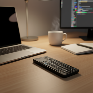 Rii X1 Mini Wireless <b>Keyboard</b> With Touchpad 2.4G USB Receiver Russian Layout For iPad Galaxy Tab Xiaomi Devices - Product Image 2