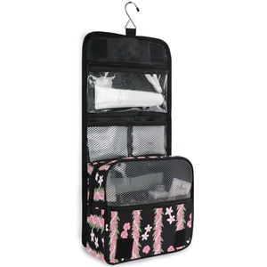 Trending Products 2025 New Arrivals Hawaiian Puakenikeni <b>Lei</b> Waterproof Hanging Organizer Cosmetic Makeup Storage Toiletry Bag - Product Image 2