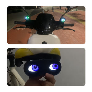 Extérieur Étanche Dynamique Démon Diable LED Phare Clignotant Yeux Mobile App Contrôle Feu Arrière <span class=keywords><strong>pour</strong></span> Vélo Moto IP65 - Product Image 2