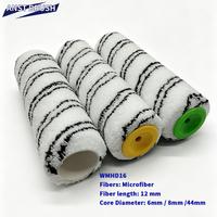 Rullo per pittura in microfibra da 9 pollici (230 mm) con attacco a sgancio rapido, lunghezza pelo 12 mm, OEM per mercato asiatico e indiano, fai da te, industriale, personalizzato