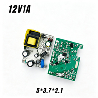 Adaptateur secteur personnalisé de haute qualité 5V 1.5A 6V 1A 9V 1A 12V 1A 1.5A 2A 24V 0.5A AC100V-240V à économie d'énergie verte avec carte PCB